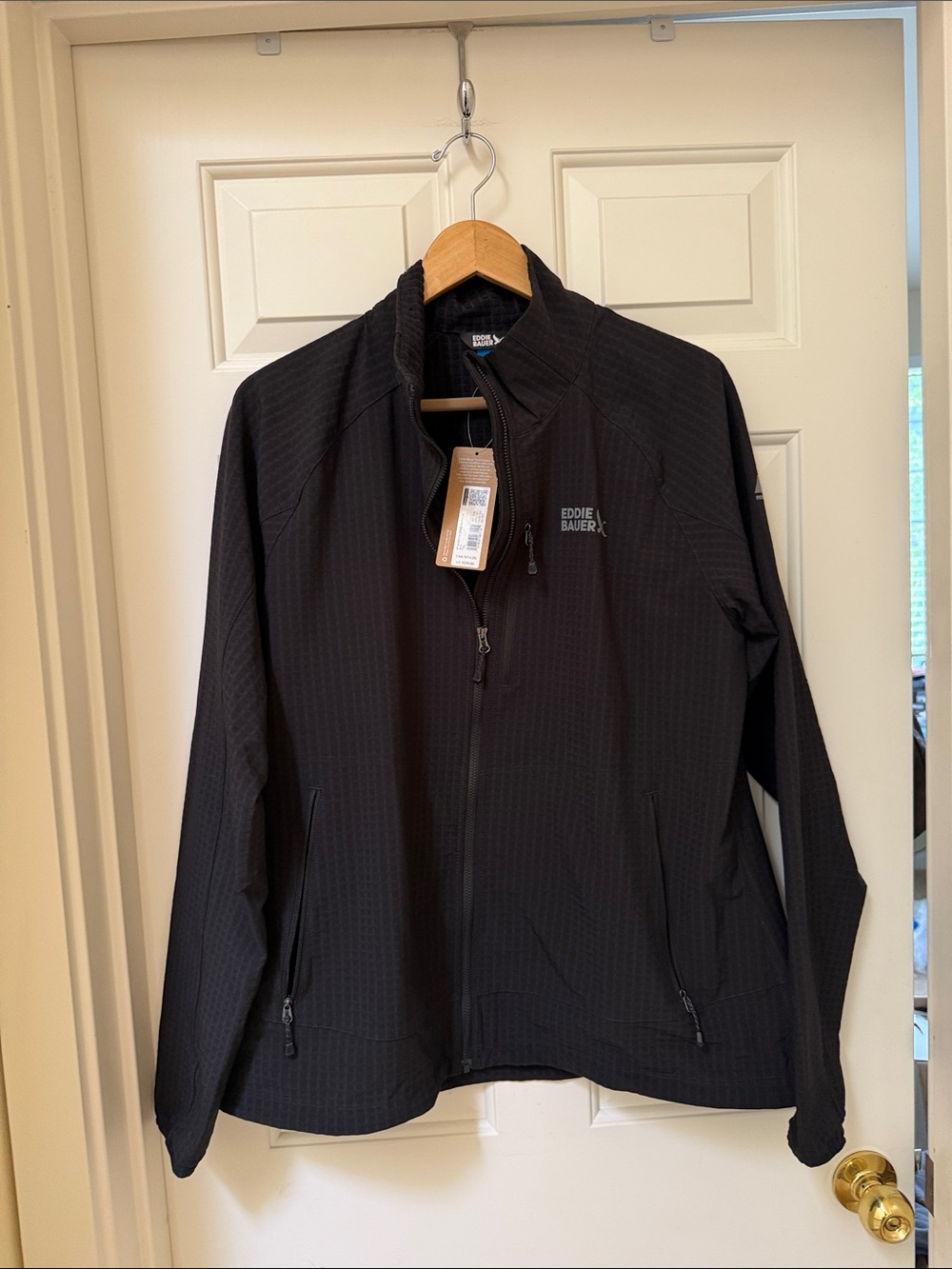 NWT - Eddie Bauer Black First Ascent Full-Zip Utility Jacket - Tall XL